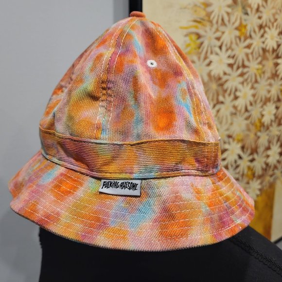 NWT Bucket Hat Tie Dye FA Summer Beach Hat - Picture 4 of 8